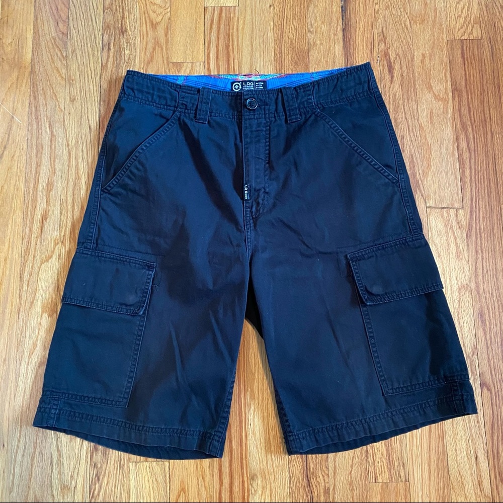 LRG Black Cargo Shorts size 30